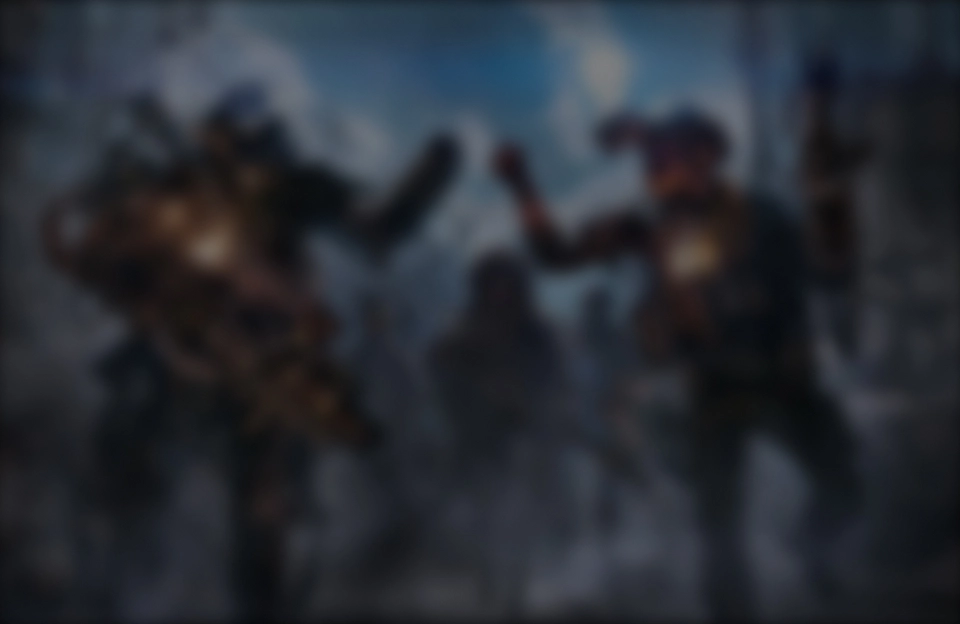 Shrapnel background blured